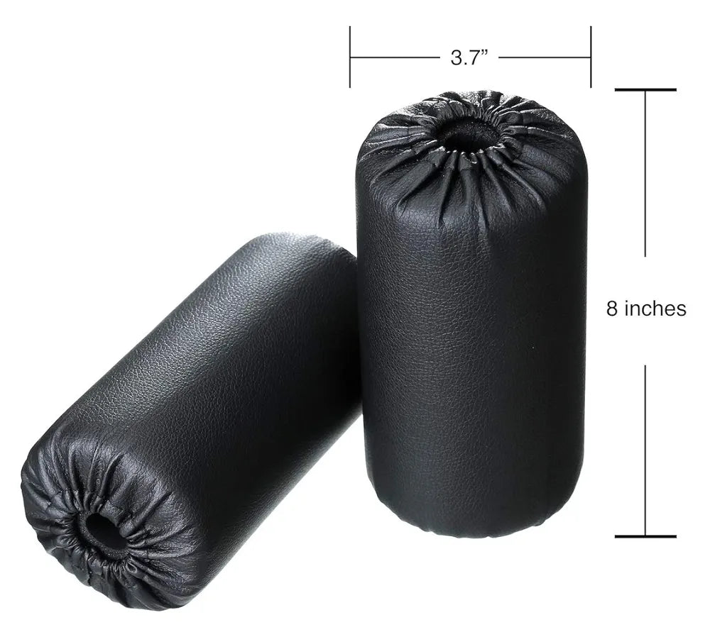 Foam Foot Pads Rollers Set of a Pair for Home Gym Exercise Machines Equipments Replacements with 1 Inch Rod