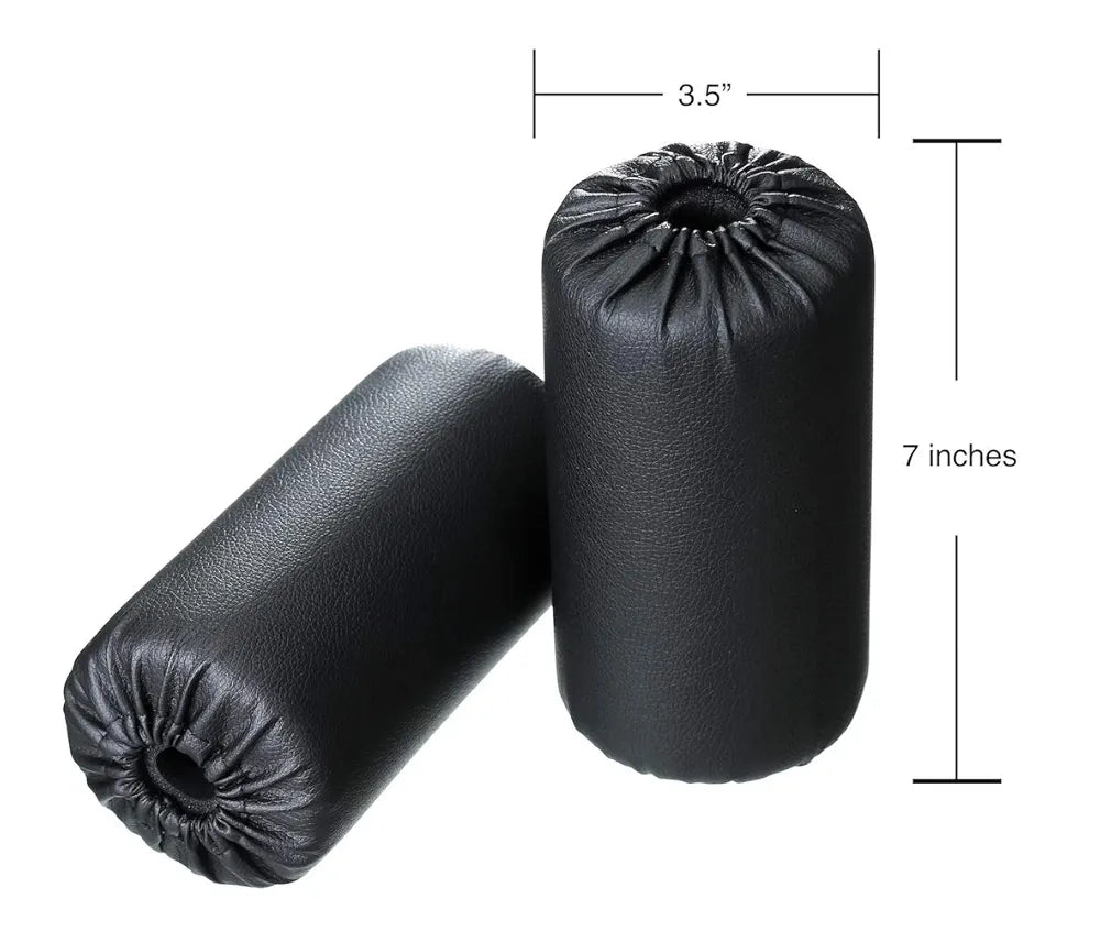 Foam Foot Pads Rollers Set of a Pair for Home Gym Exercise Machines Equipments Replacements with 1 Inch Rod