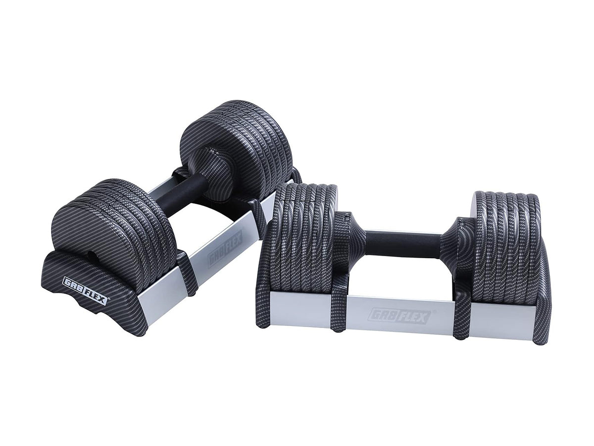 GR8FLEX 1 Second Adjustable Dumbbells (Pair) 55 lb each