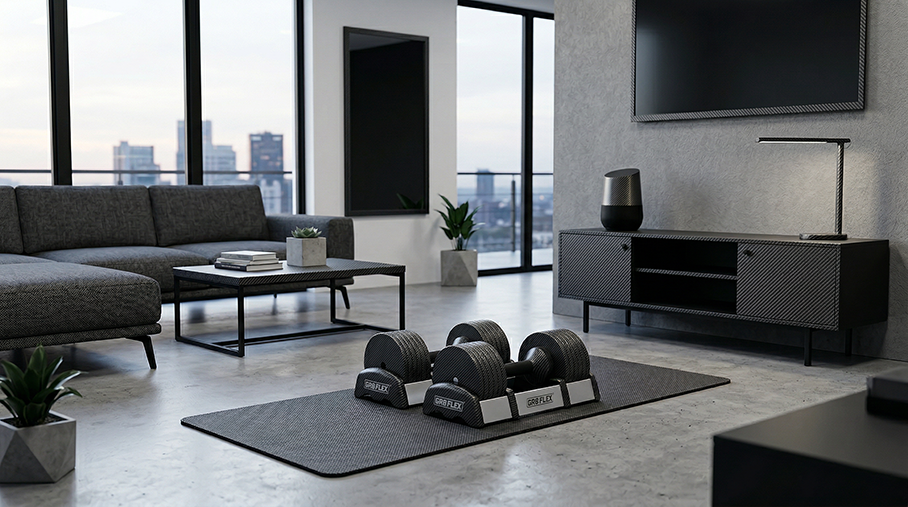 GR8FLEX Adjustable Dumbbells (Pair) 55 lb each