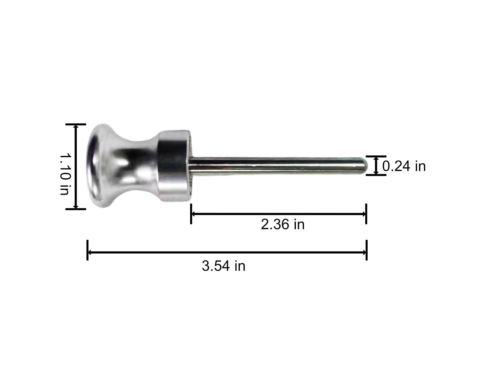 MOMO PRO Magnetic Accessory Mounting Pins – 6mm x 60mm Rail Locking Pins for Gym Attachments (Pair)