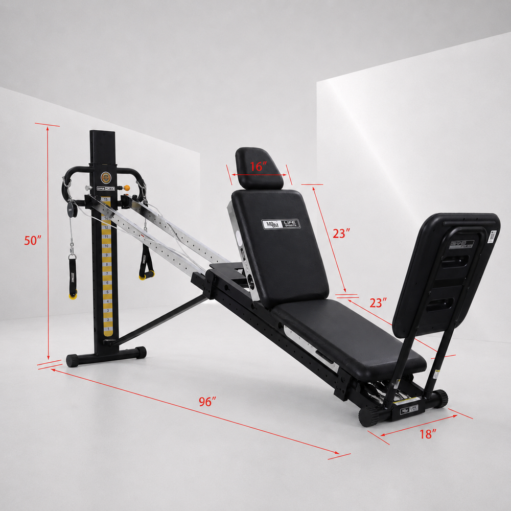 MOMO PRO – Advanced Sliding Bench Gym specifications