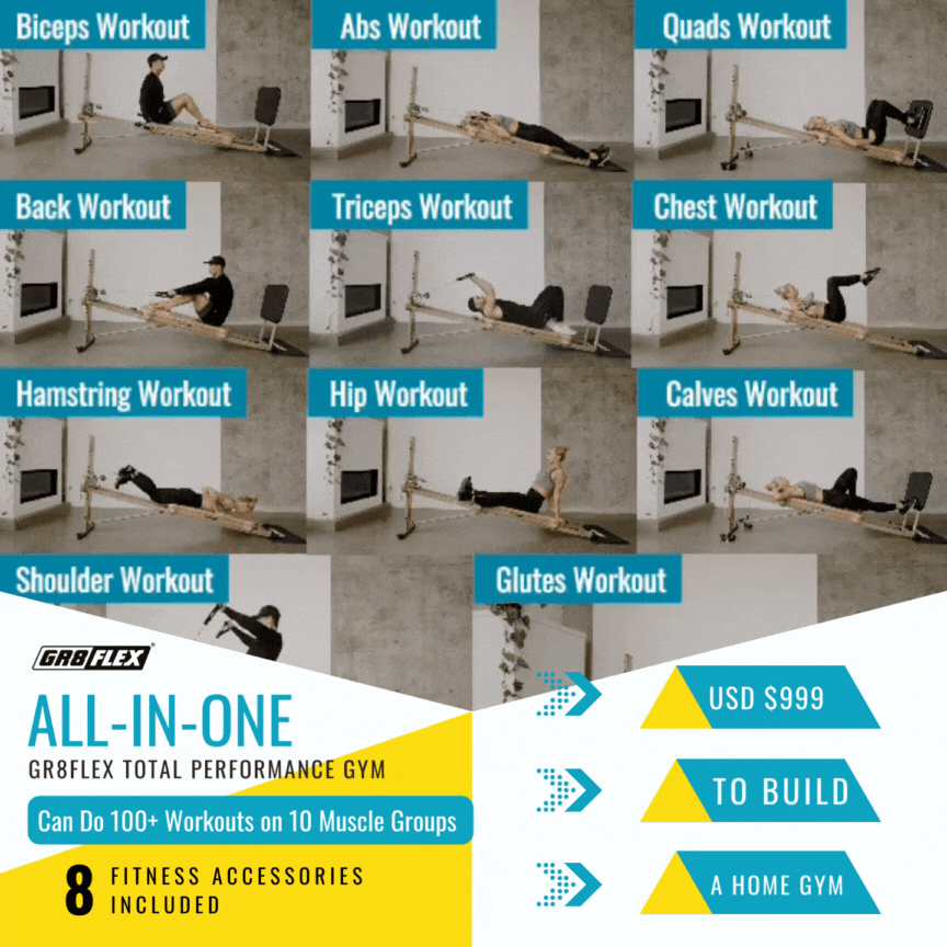 GR8FLEX Total Performance Gym - Golden