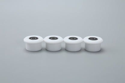 MOMO Replacement Set of 4 Wheels/Rollers Compatible with Total Gym Models 1000, 1100, 1400, 1500, 1600, 1700, 1800, 1900, Achiever, Force, Gold, Max, Platinum, Platinum Plus, Pro, Supra, Supreme, Ultima, Ultra, XLI