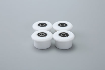 MOMO Replacement Set of 4 Wheels/Rollers Compatible with Total Gym Models 1000, 1100, 1400, 1500, 1600, 1700, 1800, 1900, Achiever, Force, Gold, Max, Platinum, Platinum Plus, Pro, Supra, Supreme, Ultima, Ultra, XLI
