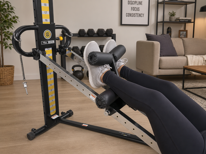 MOMO PRO Sit-Up Holder Attachment – Compatible with Total Gym FIT, XL, XLS & GR8FLEX | Rail-Mounted Ab Trainer for Sit-Ups & Core Workouts