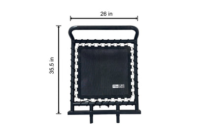3-in-1 Rebounder, Hack Squat & Pilates Foot Bar Attachment (Patent Pending)