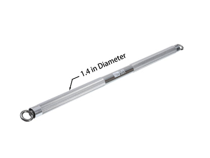MOMO PRO Aluminum Alloy Straight Pull Bar Attachment – 33" Cable Machine Bar with Knurled Grip Handles for Home Gym Strength Training