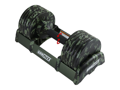 GR8FLEX 1 Second Adjustable Dumbbells (Pair) 55 lb each