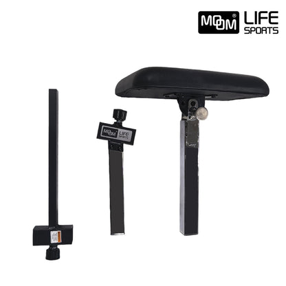 MOMO PRO Adjustable Glideboard Backrest Attachment – Multi-Position Vertical, Horizontal & Tilt Support for Seated Workouts (Patent Pending)