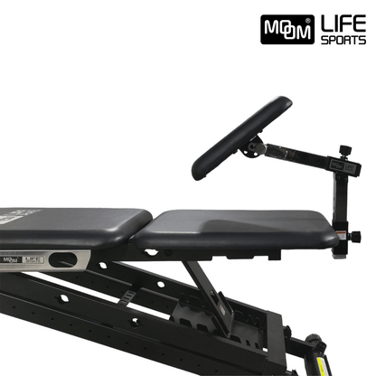 MOMO PRO Adjustable Glideboard Backrest Attachment – Multi-Position Vertical, Horizontal & Tilt Support for Seated Workouts (Patent Pending)