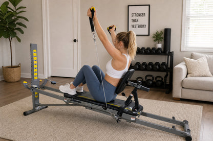 Universal Adjustable Backrest Attachment for Sliding Bench Home Gyms