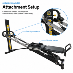 Ab Crunch Shoulder Harness