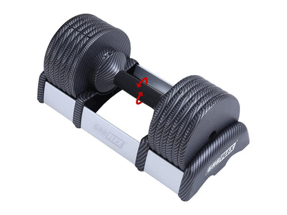 GR8FLEX 1 Second Adjustable Dumbbells (Pair) 55 lb each