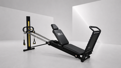 MOMO Frame — standalone sliding bench frame, compatible with Total Gym and MOMO benches