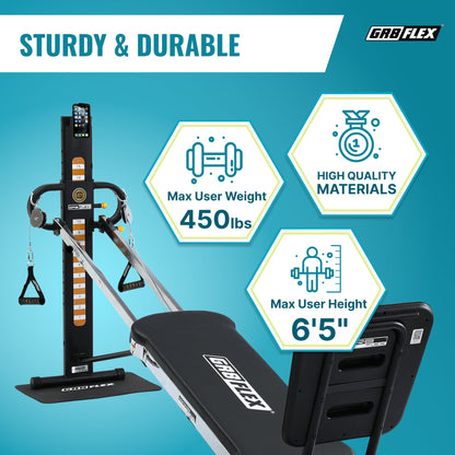 GR8FLEX Total Performance Gym - Carbon Fibre Black