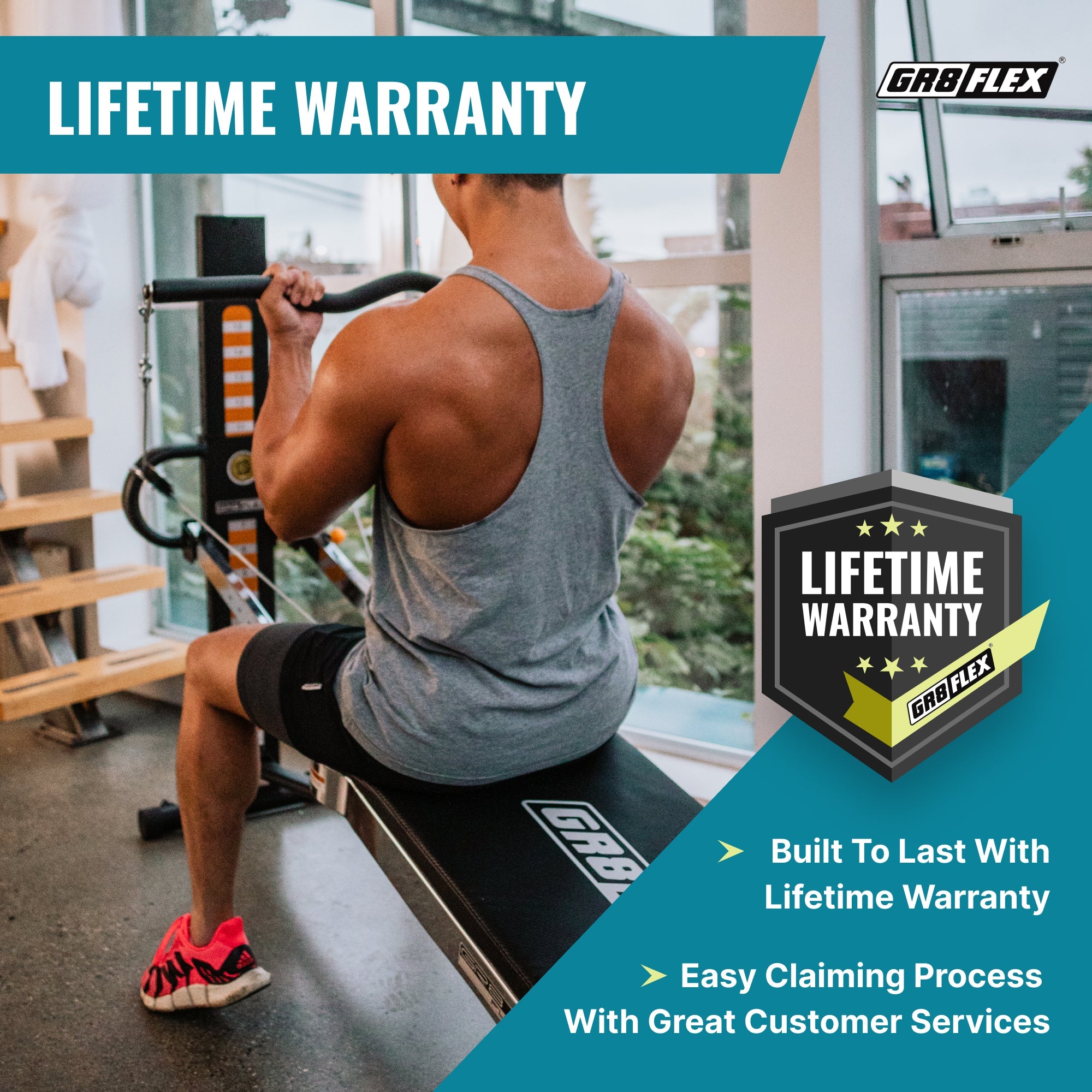 GR8FLEX Total Performance Gym - Carbon Fibre Black