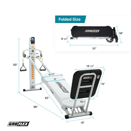 GR8FLEX Total Performance Gym - Pearl White
