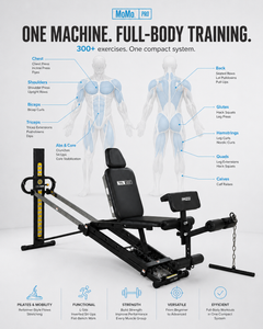 momo pro advanced slide bench gym