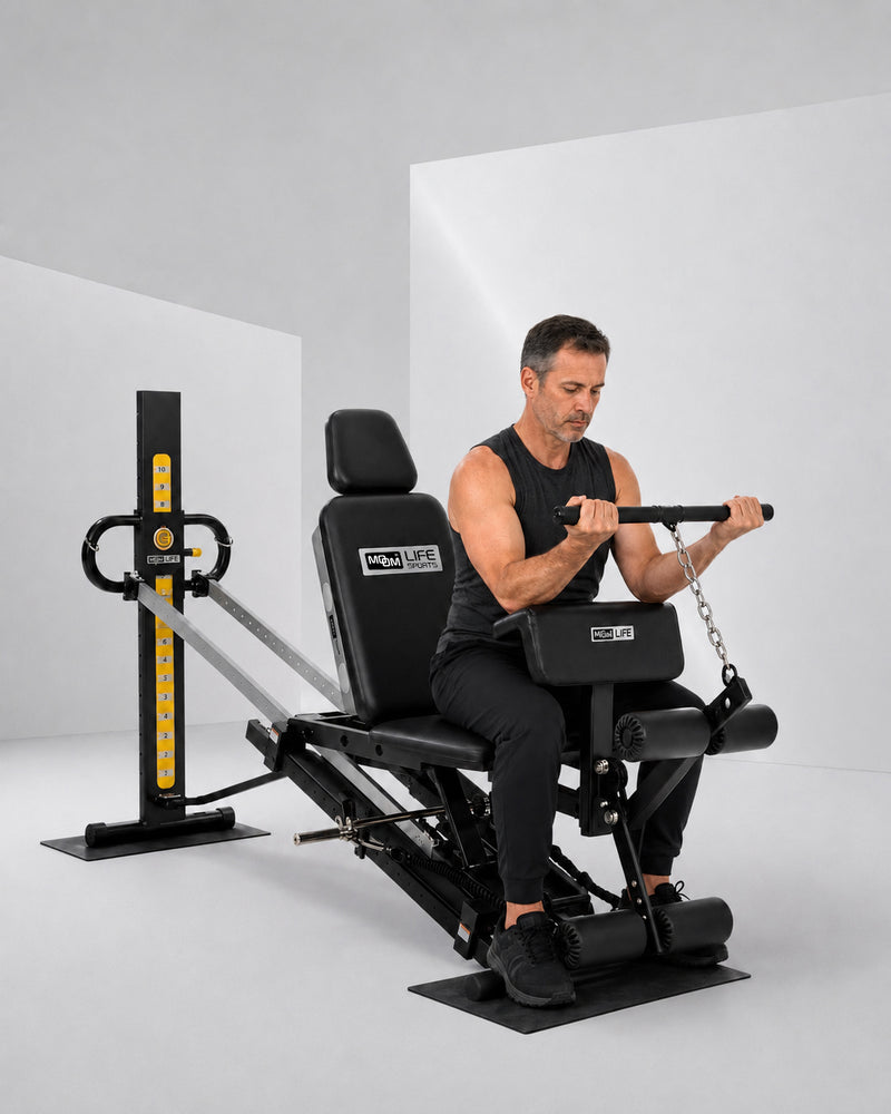 momo pro advanced home gym slide bench